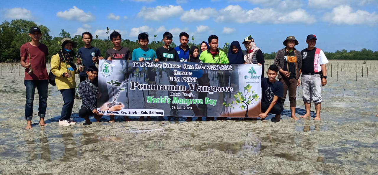 IKPB Cabang Belitung Dan HKm Bakau Terong Memperingati Hari Mangrove Sedunia 